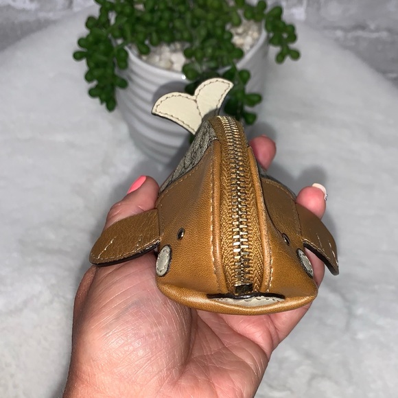 GUCCI Whale Coin Case Zoo Series Faux wristlet inc - Picture 5 of 16